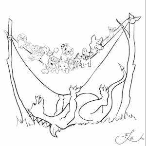 PUPPY DAY CARE by JACINTHE LACROIX. MASTER SCULPTOR AND ARTIST, Image 4.