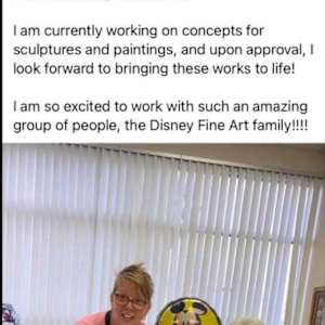 ONE OF YOUR COLLECTION IS BEAUTIFULLY INSPIRED BY DISNEY CHARACTERS. DID YOU NEED TO OBTAIN A SPECIAL LICENSE TO CREATE THESE WORKS ? by JACINTHE LACROIX. MASTER SCULPTOR AND ARTIST, Image 1.