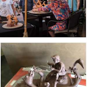 YOU'VE HAD MANY SOLO, GROUPE AND GALLERY EXHIBITIONS. HOW DO YOU FEEL ABOUT THOSE EXPERIENCES AND CREATING ARTS IN FRONT OF THE PUBLIC ? by JACINTHE LACROIX. MASTER SCULPTOR AND ARTIST 