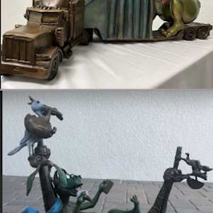 WHAT IS YOUR FAVOURITE MEDIUM, PAINTING OR SCULPTING ? by JACINTHE LACROIX. MASTER SCULPTOR AND ARTIST, Image 2.