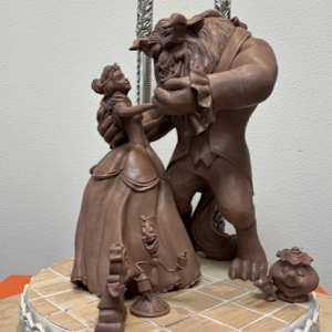 ENCHANTED WALTZ. A TALE AS OLD AS TIME. (BEAUTY AND THE BEAST) by JACINTHE LACROIX. MASTER SCULPTOR AND ARTIST, Image 2.