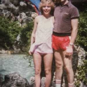 Marc and Jacinthe at Disney 45 years ago in 1981 on their Honnymood by JACINTHE LACROIX. MASTER SCULPTOR AND ARTIST, Image 6.
