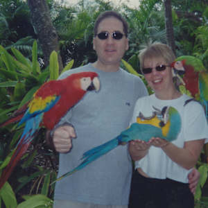 Marc and Jacinthe at Disney 45 years ago in 1981 on their Honnymood by JACINTHE LACROIX. MASTER SCULPTOR AND ARTIST, Image 5.