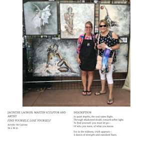 JACINTHE LACROIX. MASTER ARTIST AND SCULPTOR. EPCOT FESTIVAL ART THE ART MASTER PHOTOS by JACINTHE LACROIX. MASTER SCULPTOR AND ARTIST, Image 28.