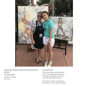 JACINTHE LACROIX. MASTER ARTIST AND SCULPTOR. EPCOT FESTIVAL ART THE ART MASTER PHOTOS by JACINTHE LACROIX. MASTER SCULPTOR AND ARTIST, Image 21.