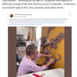 CINDERELLA’S STORY by JACINTHE LACROIX. MASTER SCULPTOR AND ARTIST, Image 4.
