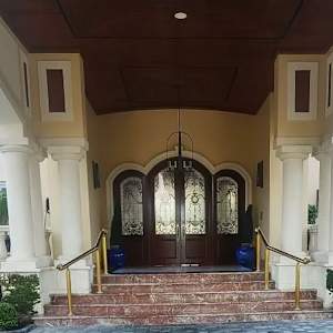 Jacinthe Lacroix Master Artist and Sculptor new Collector's Home Coeal Gables Florida of Bronze Lion . Right side by Jacinthe Lacroix-Master Sculptor and Artist 