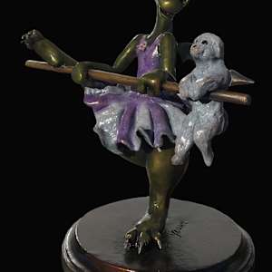 BALLERINA BELL by JACINTHE LACROIX. MASTER SCULPTOR AND ARTIST, Image 1.