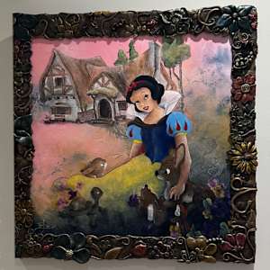 FLOWER BONZE FRAME by JACINTHE LACROIX. MASTER SCULPTOR AND ARTIST 