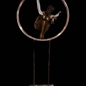 Jacinthe Lacroix Master Artist and Sculptor new Collector;s Home in Texas of Music Made Visible by Jacinthe Lacroix 