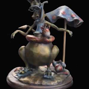 A Day At The Beach by Jacinthe Lacroix-Master Sculptor and Artist