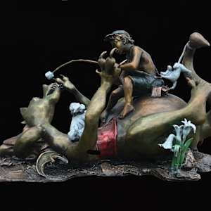 THE PERFECT S'MORE'S PARTNER by JACINTHE LACROIX. MASTER SCULPTOR AND ARTIST, Image 4.