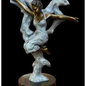 I AM HAPPY WHEN I DANCE by JACINTHE LACROIX. MASTER SCULPTOR AND ARTIST, Image 1.