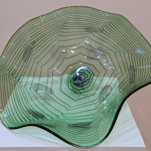 Blown Green Glass by Artist Unknown  Image: Blown Green Glass, alternate view