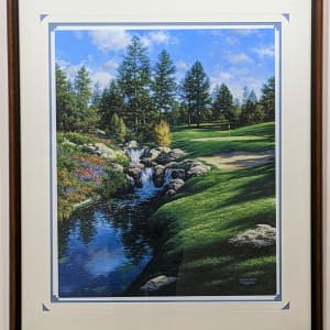 The Twelfth at Castle Pines by Larry Dyke  Image: The Twelfth at Castle Pines by Larry Dyke with frame