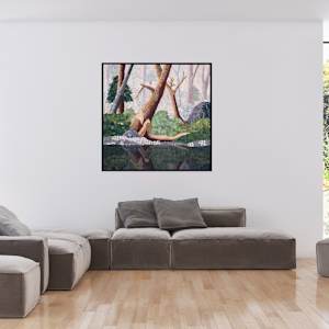 Deep Woods Reflection by Patricia Gould, Image 2.