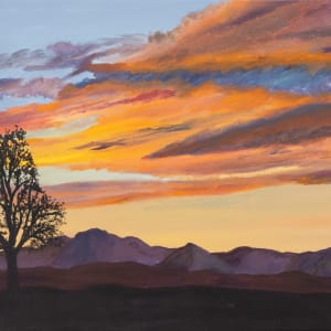 Valley Sunset by Patricia Gould 