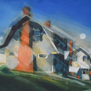 Two Beach Houses by Donald Stoltenberg