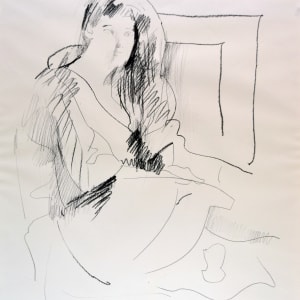 Seated Woman by Rosemary Beck