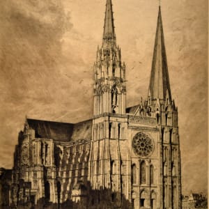 Chartres Cathedral by Alfred-Alexandre Delauney