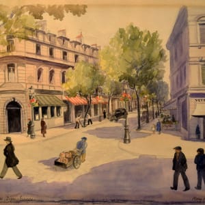 Rue de la Gare, Digon France by Mary Crowley
