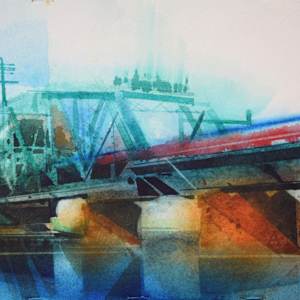 Green RR  Bridge by Donald Stoltenberg, Image 3.