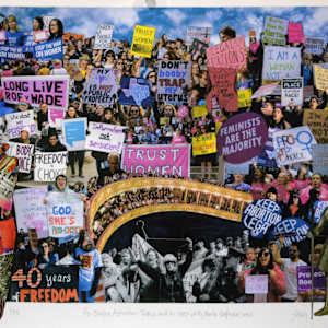 Pro-Choice Activism: Today, and in 1989 with Merle Hollman 1082 by Linda Stein, Image 2.
