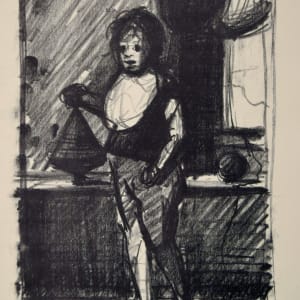 Child Playing with Top by Paul Resika