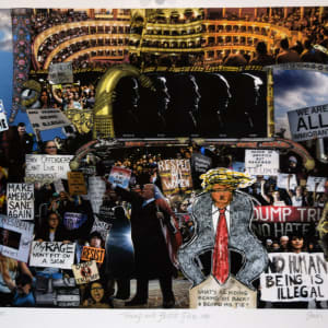 Trump and Fascist Five 1081 by Linda Stein