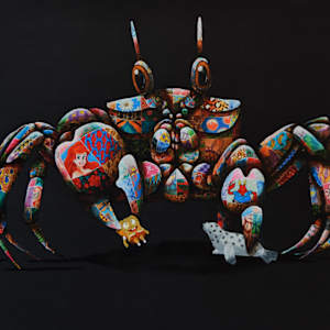 Under the Sea (Black/Gold Leaf) by Louis (MASAI) Michel