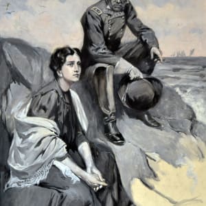 Farewell Scene with Confederate Soldier by J.N. Marchand