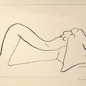 Reclining Nude by Mary Frank