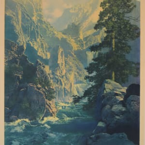 The Royal Gorge of the Colorado by Maxfield Parrish