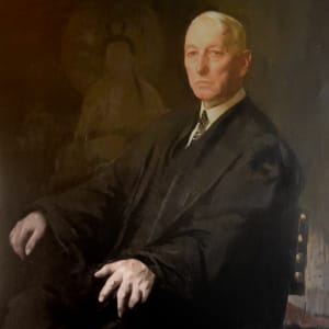 Portrait of Judge Hayden by Edmund Tarbell