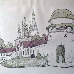 The Kremlin in Rjazan by Lyia Ratner