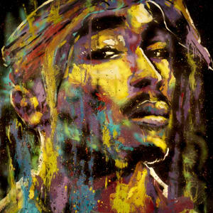 Tupac In Color by David Garibaldi