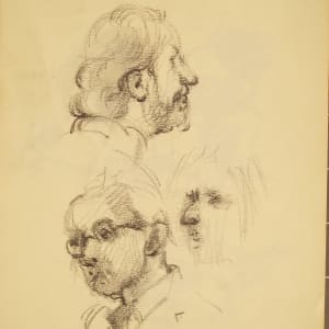 Sketchbook 1309 B, Orpheus, Portrait sketches [1970] 