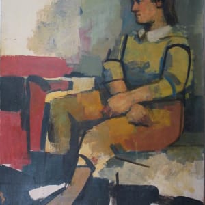 Seated Woman (early, undated) by Rosemarie Beck (Rosemarie Beck Foundation) 