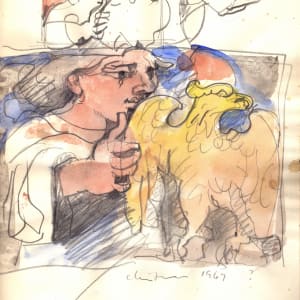 Portfolio #1833 Oils & Drawings [1967-2000] Kishiko, Rochefort, Orpheus, Xmas 