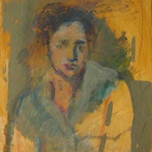 Portfolio #1838 [1958-1962] Oils and Collages on Paper, Self Portrait, Figures 