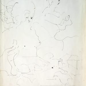 Portfolio #1847 [1958-1967] Oils on gessoed paper  Image: Ink on paper, 1961