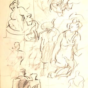 Sketchbook #1961 pencil sketches [2000] figures 