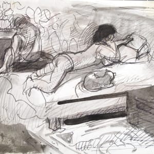 Portfolio #1968, Drawings [1983-1988] pencil, ink, watercolor, wash  Image: Ink, wash, pencil on paper, 6.25x8.25"