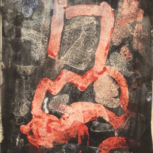 Portfolio #1993, Abstract Collages, still life, portraits [1952-1958]  Image: #1993.02, oil on paper, 9.5x14.5"