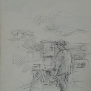Sketchbook #1997, pastels and pencil sketches, Rochefort en terre [2001]  Image: #1997.16, 2001, pencil on paper