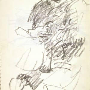 Sketchbook #2002 pencil sketches [1973-1974] commuters, Christmas angels  Image: #2002.75