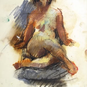 Portfolio #2010 Drawings in pencil, pastel, watercolors [1963-1987] Marguerite, Lovers, Tempest, Orpheus, Atalanta by Rosemarie Beck (Rosemarie Beck Foundation)