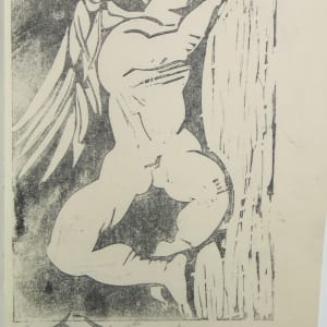 Portfolio #230, Drawings, linocut [1956-1967]  Image: Linocut Angel