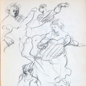 Sketchbook #238 Orpheus, figures[1969] 9x12 