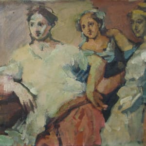 Portfolio 311, Oils [1964-1976] Portraits, Lovers, The Tempest by Rosemarie Beck (Rosemarie Beck Foundation)